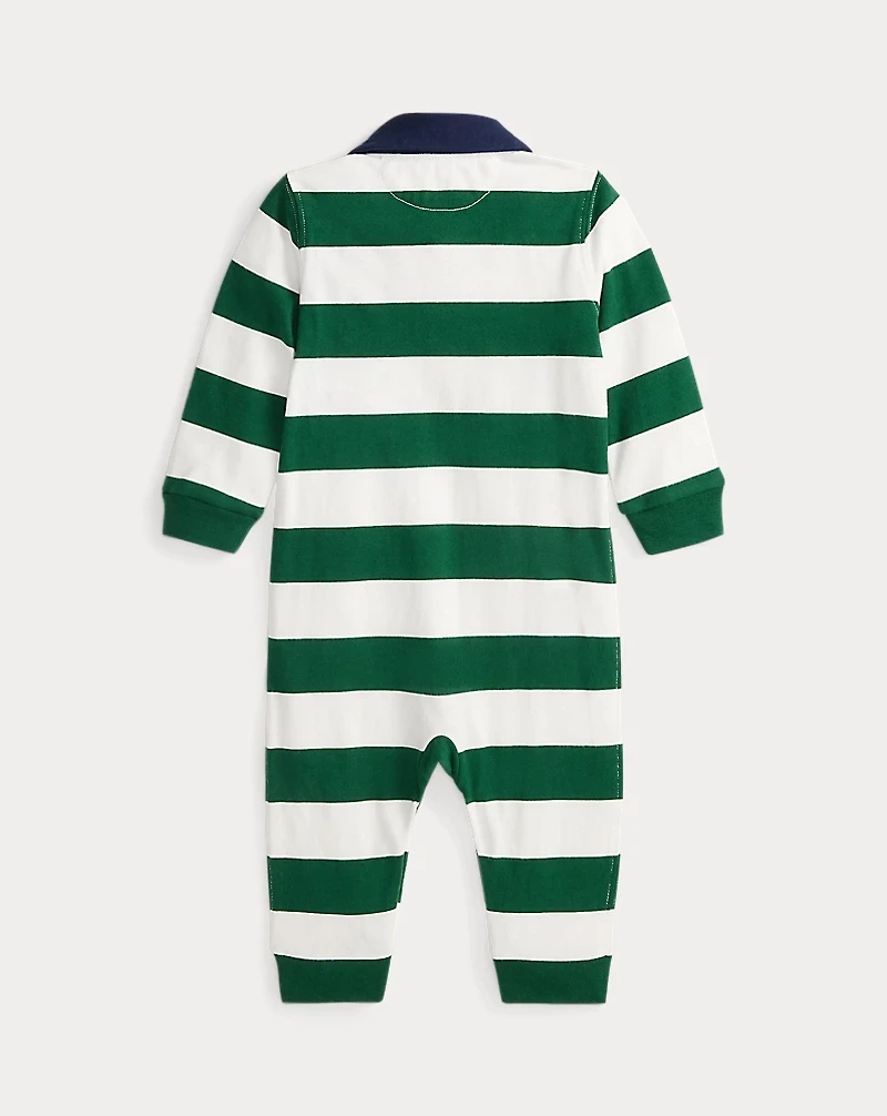 Striped Cotton Rugby Coverall