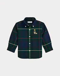 Polo Bear Plaid Oxford Shirt