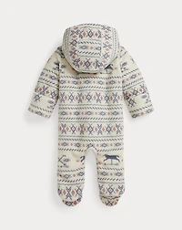 Patterned Fleece Footed Bunting