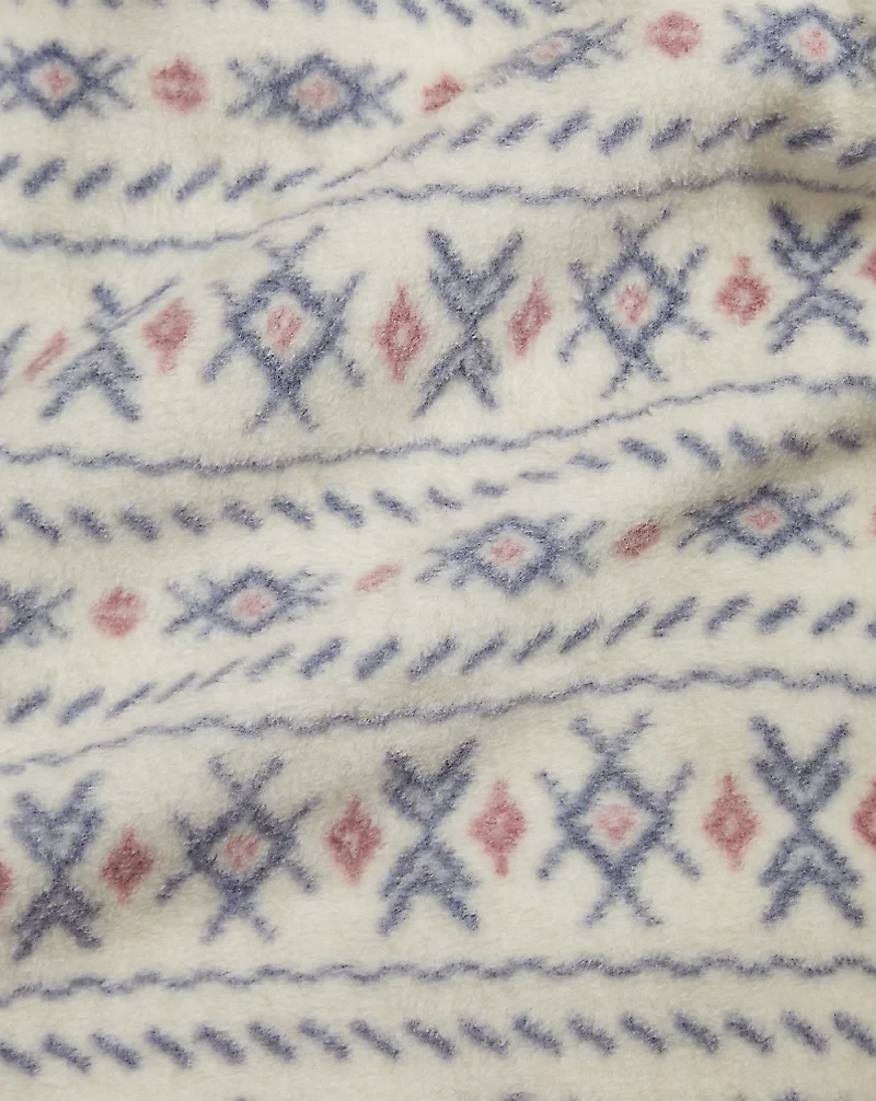 Patterned Fleece Footed Bunting