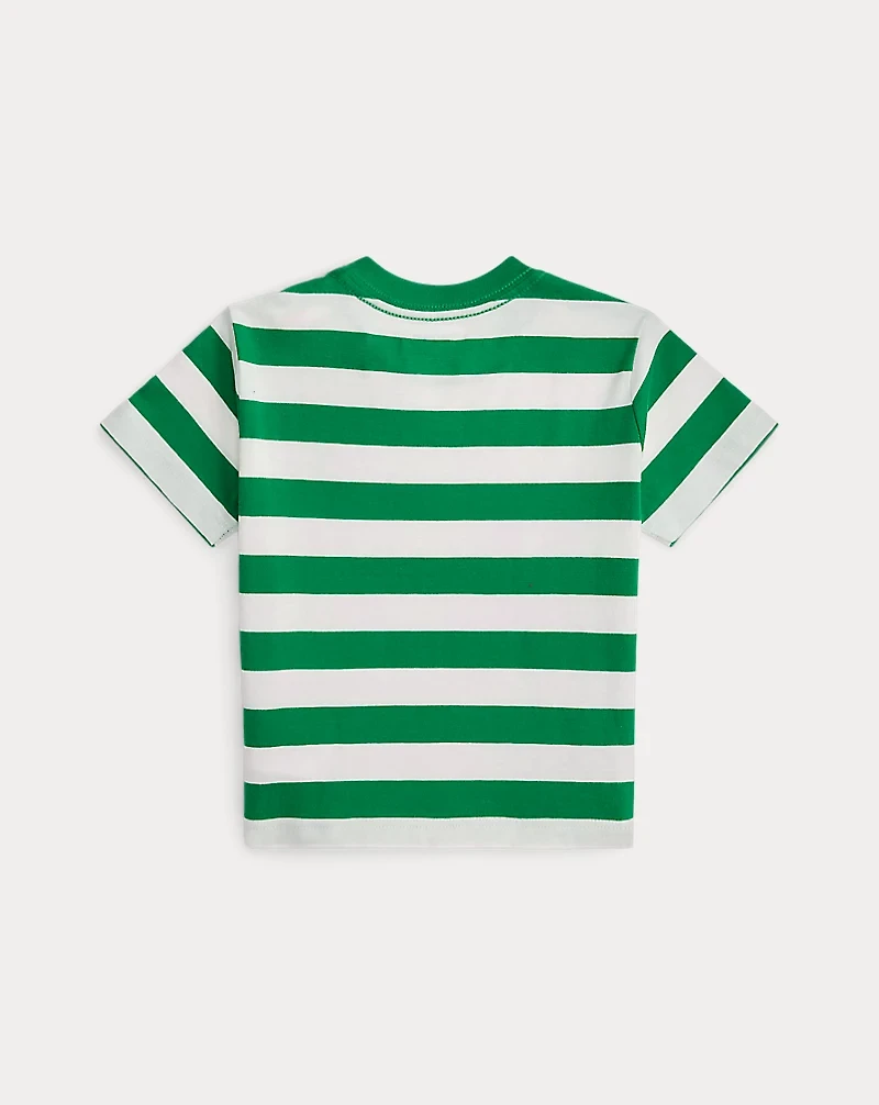 Striped Cotton Jersey Tee