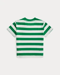Striped Cotton Jersey Tee