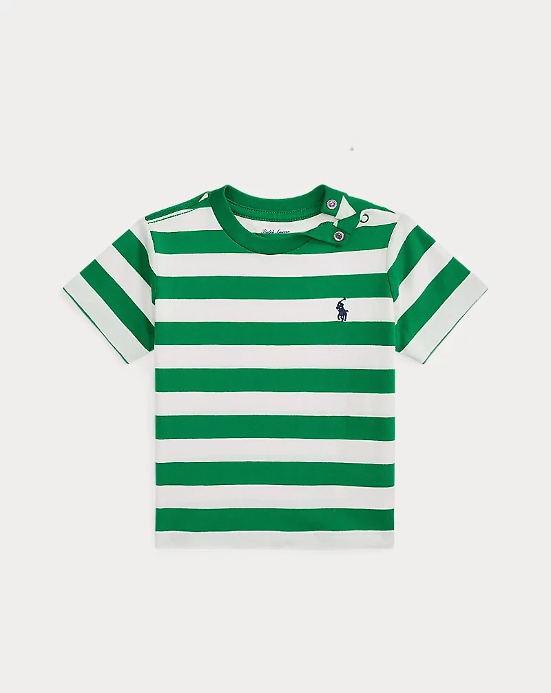 Striped Cotton Jersey Tee