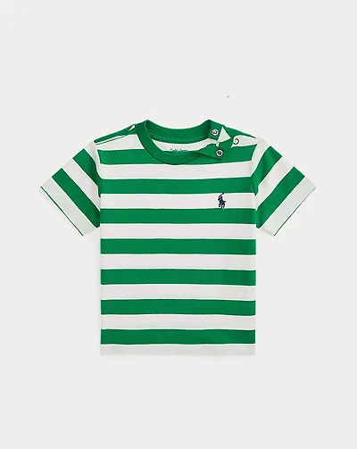 Striped Cotton Jersey Tee