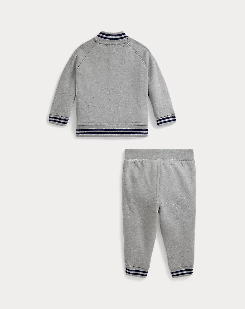 Fleece Baseball Jacket & Jogger Pant