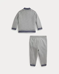 Fleece Baseball Jacket & Jogger Pant