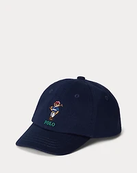 Polo Bear Cotton Twill Ball Cap