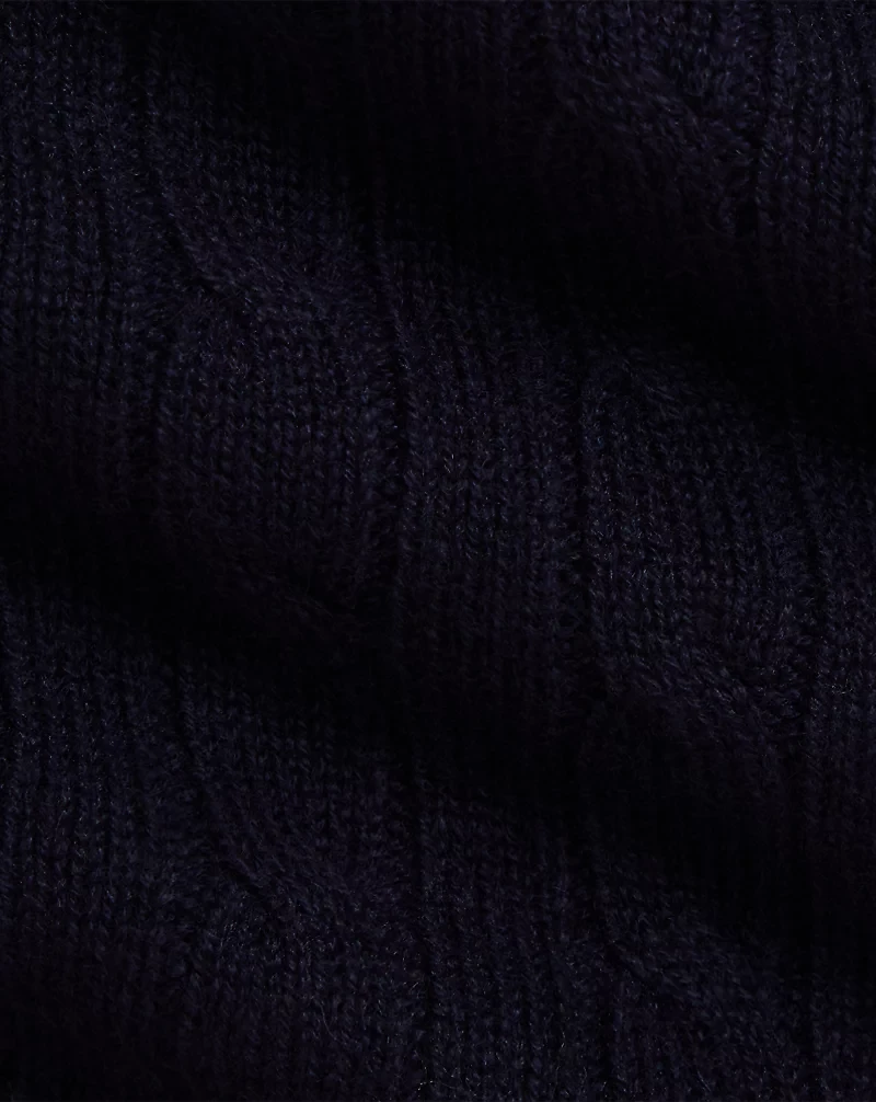 Cable-Knit Cashmere Blanket