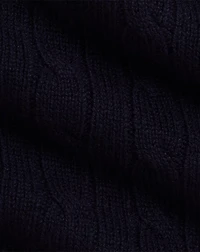 Cable-Knit Cashmere Blanket