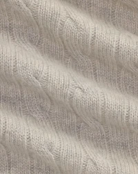 Cable-Knit Cashmere Blanket