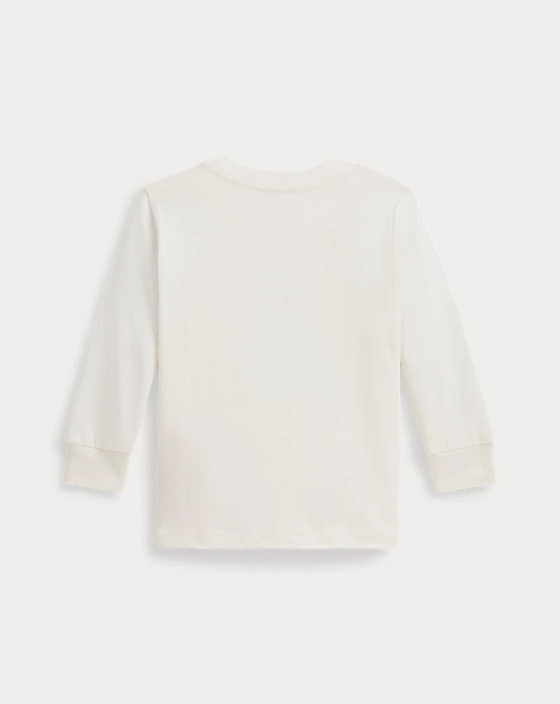 Polo Bear Cotton Long-Sleeve Tee