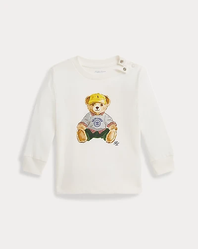 Polo Bear Cotton Long-Sleeve Tee