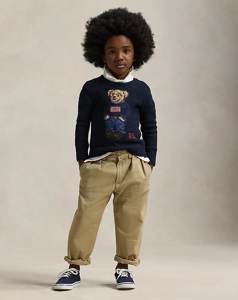 Polo Bear Cotton Sweater