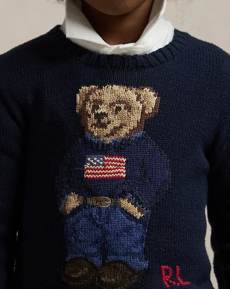 Polo Bear Cotton Sweater