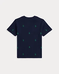 Polo Pony Cotton Mesh Tee