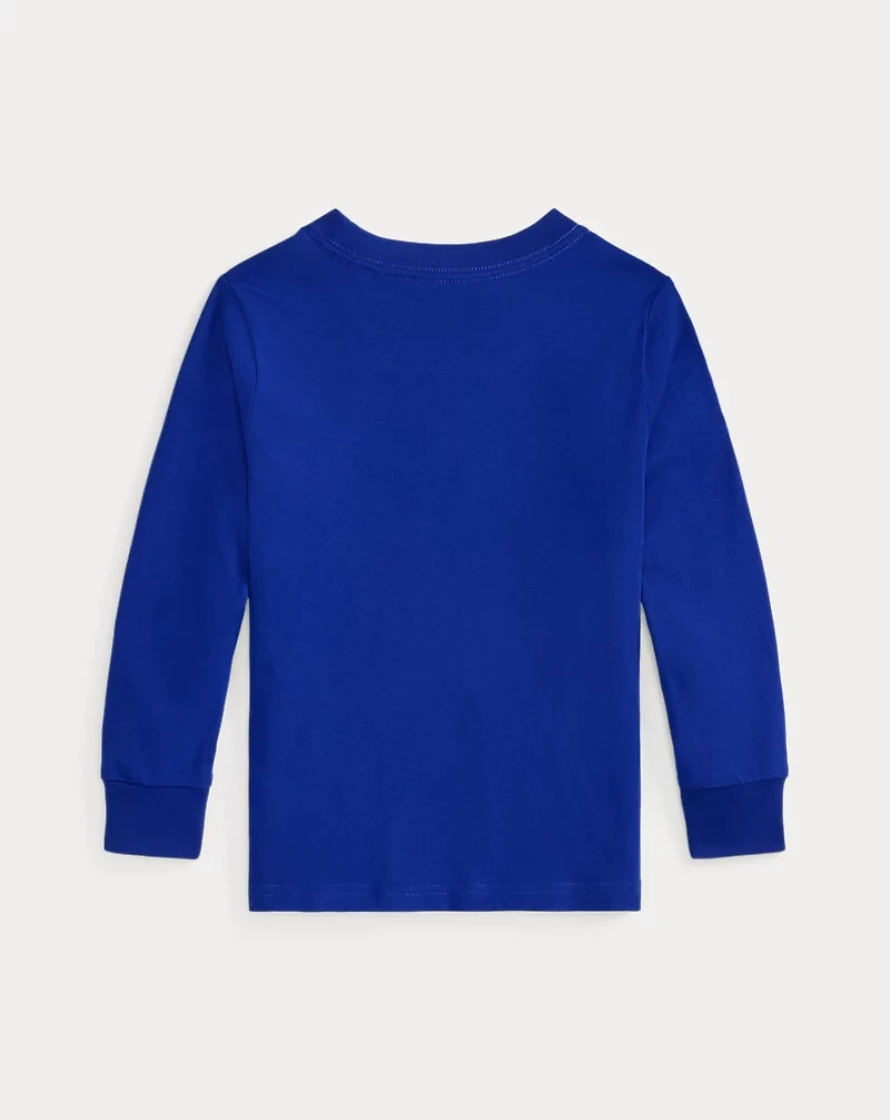 Big Pony Cotton Long-Sleeve Tee