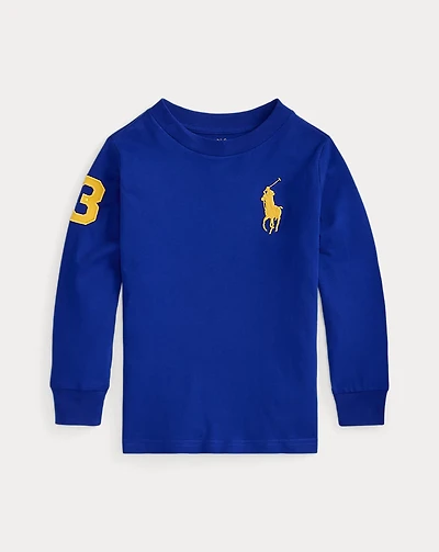 Big Pony Cotton Long-Sleeve Tee