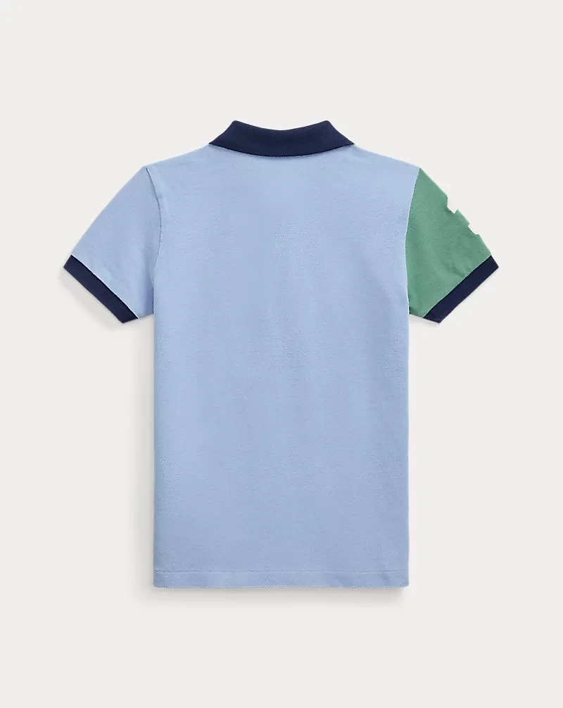 Big Pony Cotton Mesh Polo Shirt