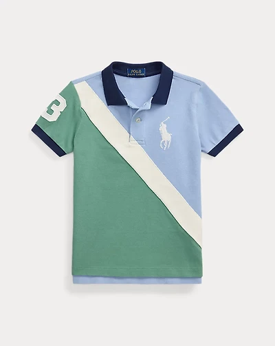 Big Pony Cotton Mesh Polo Shirt