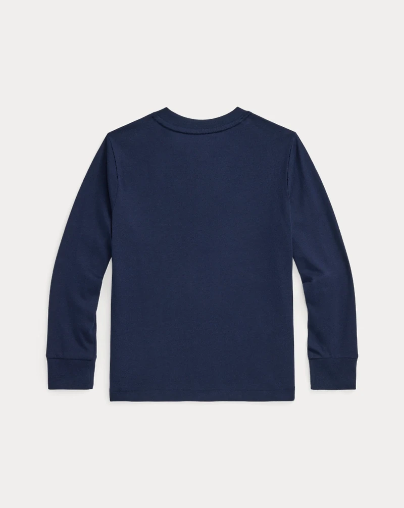 Cotton Jersey Henley Shirt