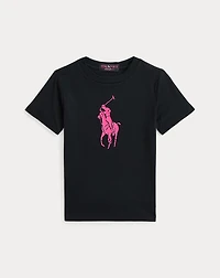 Pink Pony Cotton Jersey Tee