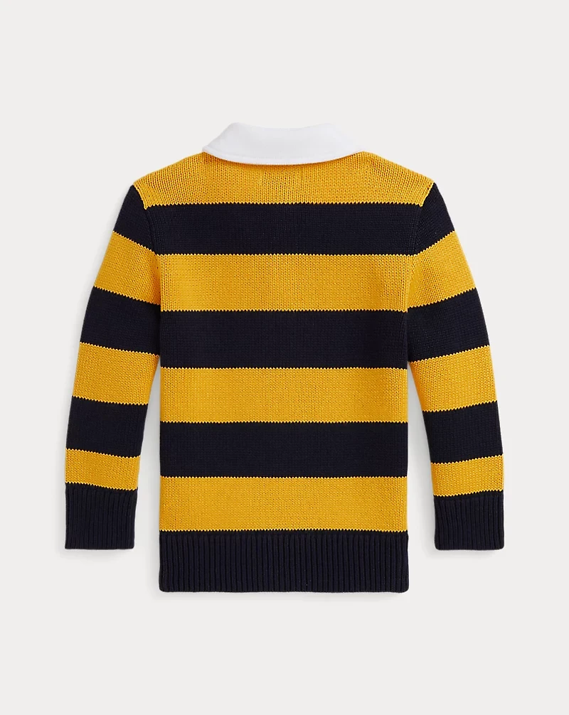 Striped Cotton Rugby Sweater