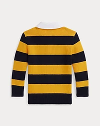Striped Cotton Rugby Sweater