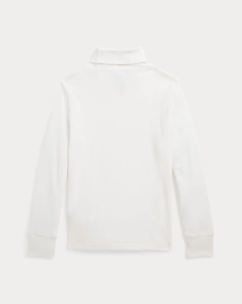 Cotton Interlock Turtleneck