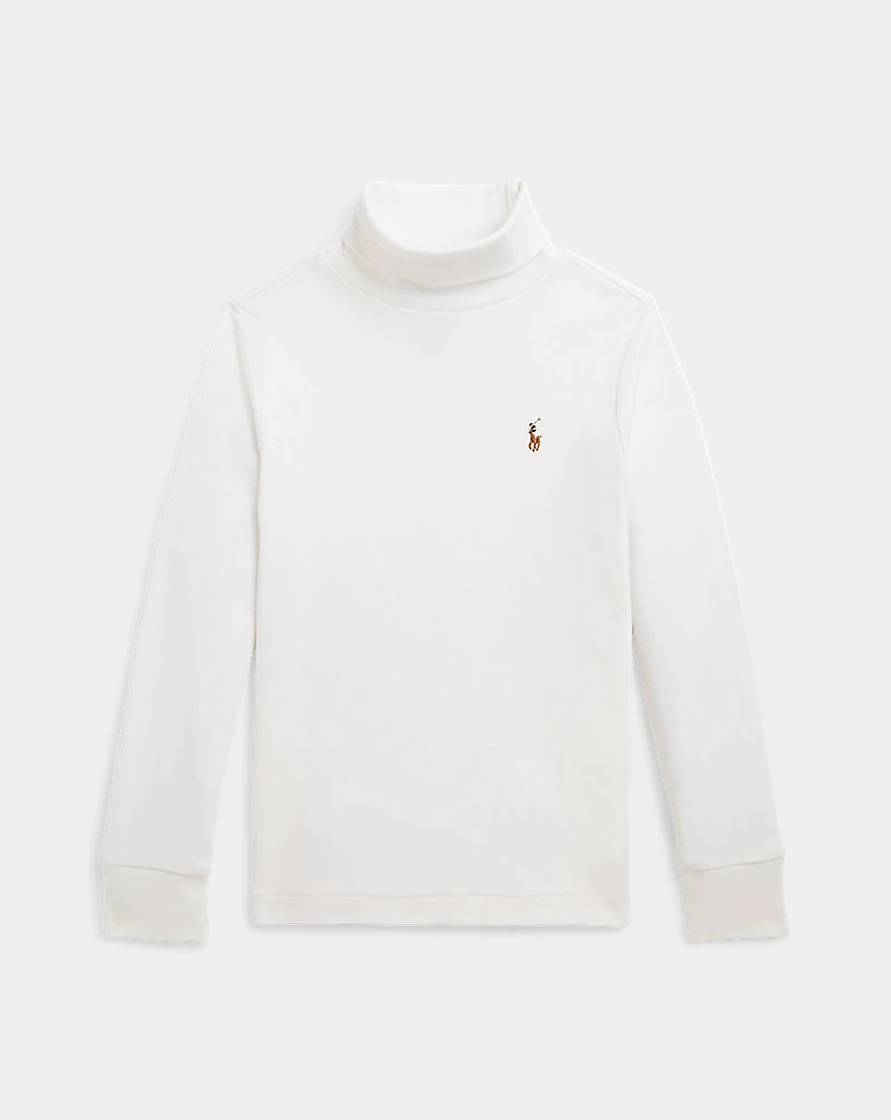 Cotton Interlock Turtleneck