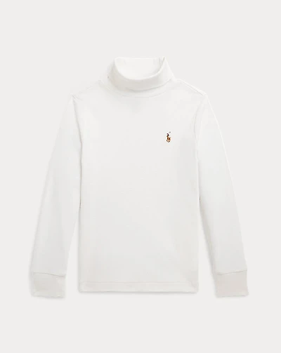 Cotton Interlock Turtleneck