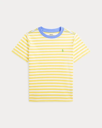 Striped Cotton Jersey Tee