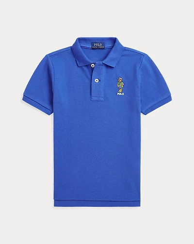Polo Bear Cotton Mesh Shirt