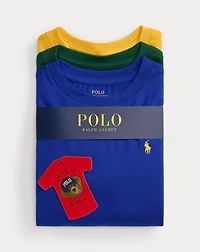 Cotton Long-Sleeve Tee 3-Pack