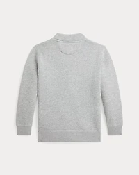 Rowing-Patch Fleece Cardigan