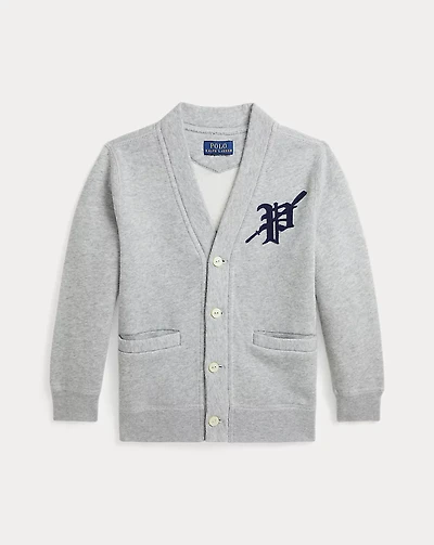 Rowing-Patch Fleece Cardigan