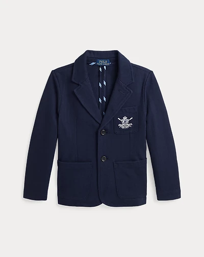 Embroidered Cotton Jacquard Blazer