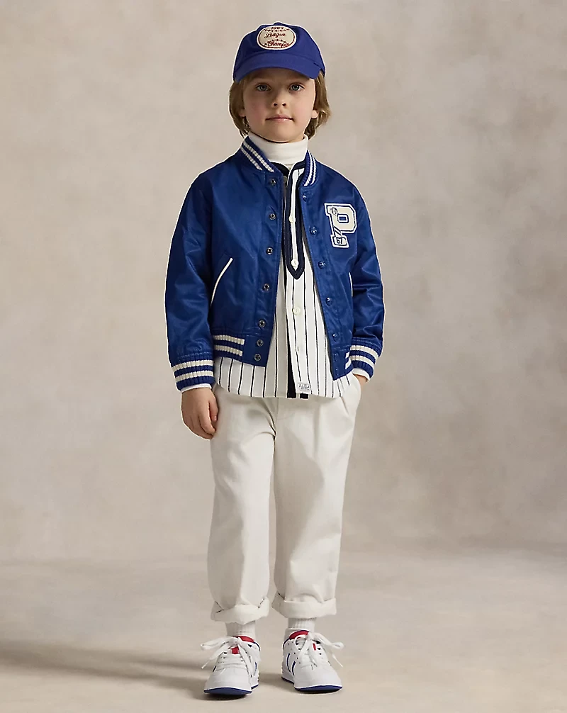 Twill Letterman Baseball Jacket
