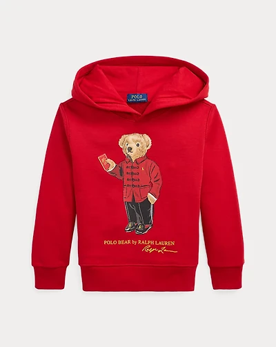 Lunar New Year Polo Bear Fleece Hoodie