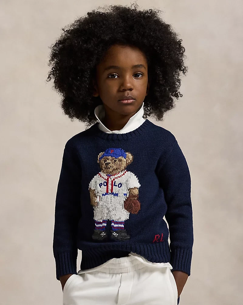 Polo Bear Cotton Sweater