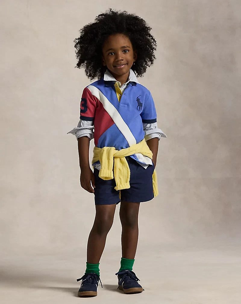 Big Pony Cotton Mesh Polo Shirt