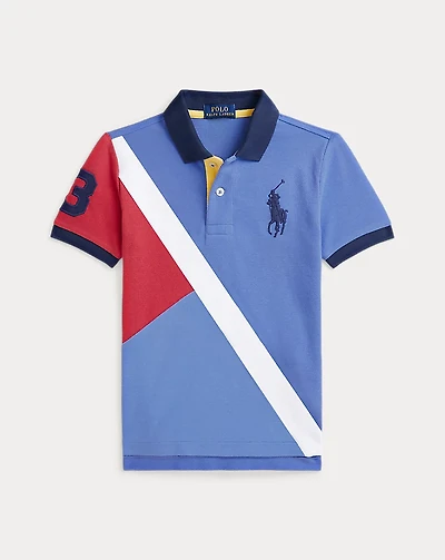 Big Pony Cotton Mesh Polo Shirt
