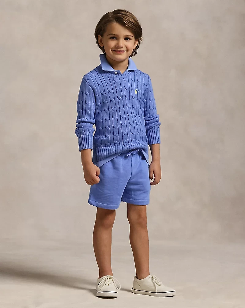 French Terry Drawstring Short