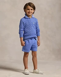 French Terry Drawstring Short