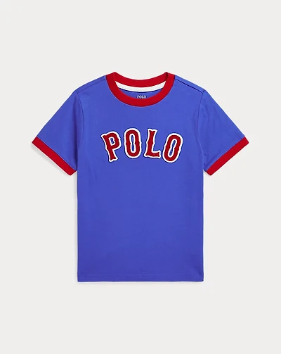 Baseball-Logo Cotton Jersey Tee