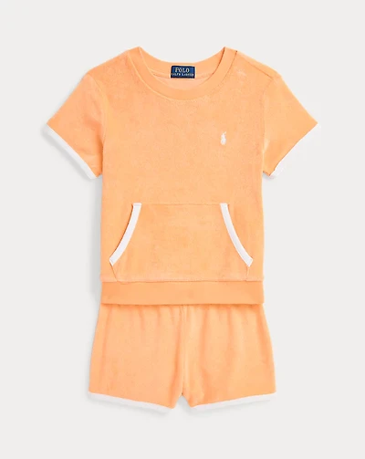 Terry Short-Sleeve Sweatshirt & Short