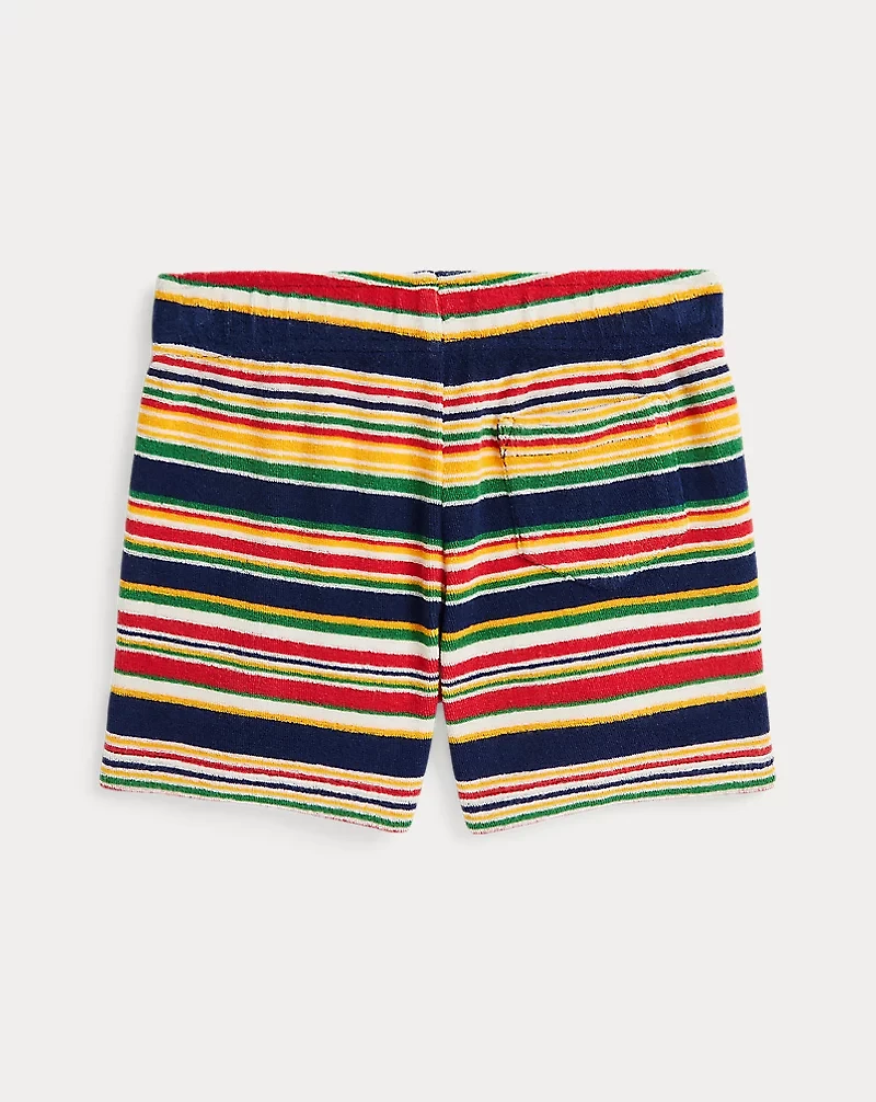Striped Cotton Terry Short