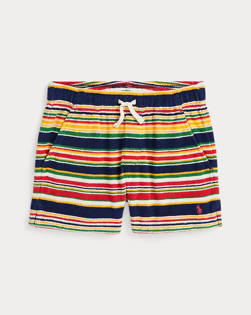 Striped Cotton Terry Short