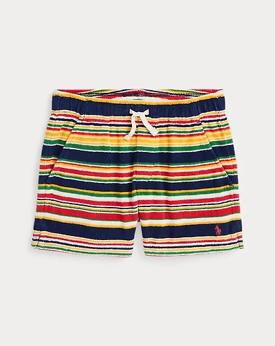 Striped Cotton Terry Short