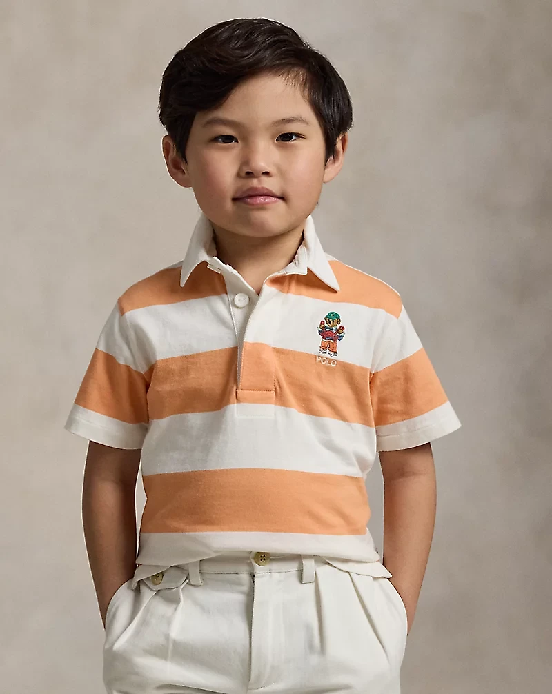 Polo Bear Short-Sleeve Rugby Shirt