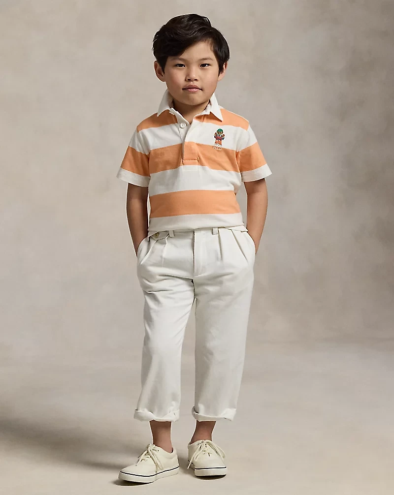 Polo Bear Short-Sleeve Rugby Shirt